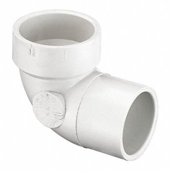 GRAINGER APPROVED 90 Short Turn Elbow Schedule DWV 4 in, 56GX45