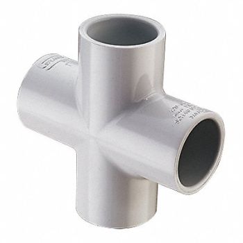 GRAINGER APPROVED Standard Cross Schedule 40 4 in Socket, 56GX46