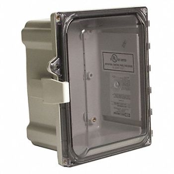 WIEGMANN Enclosure Non-Metallic Clear Cover, 56HA81