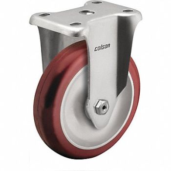 COLSON Plate Caster Rigid 3 Wheel Dia, 56HD51