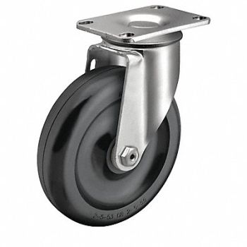 COLSON Plate Caster Swivel 3-1/2 Wheel Dia, 56HD65