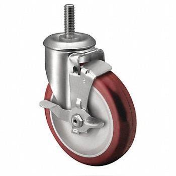 COLSON Stem Caster Swivel 5 Wheel Dia, 56HE52