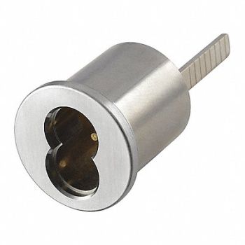 YALE Rim Cylinder Satin Chrome Finish Grade 1, 56HH92