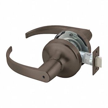 YALE Door Lever Lockset Mechanical Privacy, 56HJ89