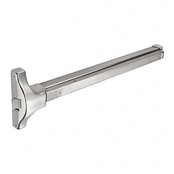 MCKINNEY Rim Exit Device Aluminum Finish, 56HL90