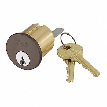 YALE Mortise Cylinder Dark Bronze Finish, 56HL42