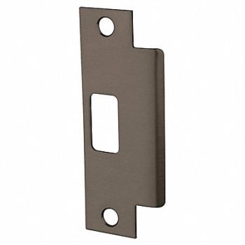 YALE Lip Strike 2-1/4 L 1-1/4 W Brz Finish, 56HL50