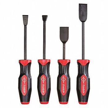 MAYHEW Scraper Black/Red 13-5/8 Overall Length, 56HN43