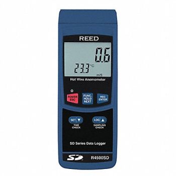 REED INSTRUMENTS Anemometer 40 to 3940 fpm Velocity, 56HN67
