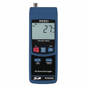 REED INSTRUMENTS Vibration Meter 656ft/s2 200m/s2 20.39g, 56HN74