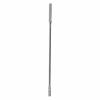 HEATHROW SCIENTIFIC Spatula 6 L 1.2 W Silver SS, 56HV77