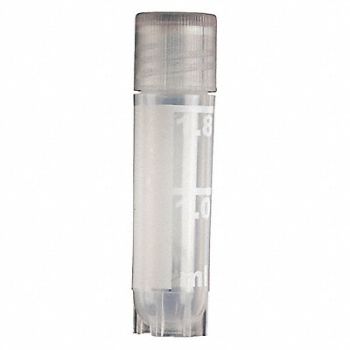 HEATHROW SCIENTIFIC Cryogenic Vial PP 1.93 H PK500, 56HV91
