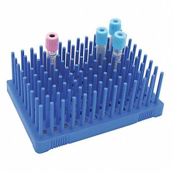 HEATHROW SCIENTIFIC Test Tube Rack 96 Compartments PK2, 56HW15