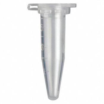HEATHROW SCIENTIFIC Microcentrifuge Tube Plastic PK1000, 56HW18