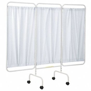 R B WIRE PRODUCTS INC. Privacy Screen 3 Panels White, 56JE34