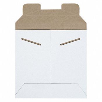 STAYFLATS Mailer Envelopes Chipboard White PK200, 56JJ52