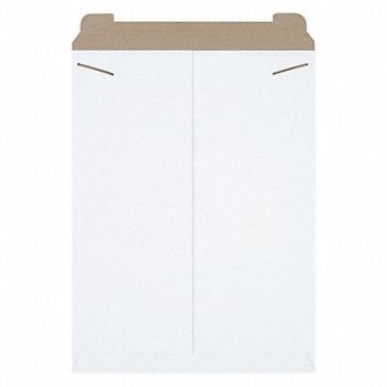 STAYFLATS Mailer Envelopes Chipboard White PK50, 56JJ61