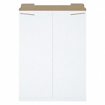 STAYFLATS Mailer Envelopes Chipboard White PK50, 56JJ62