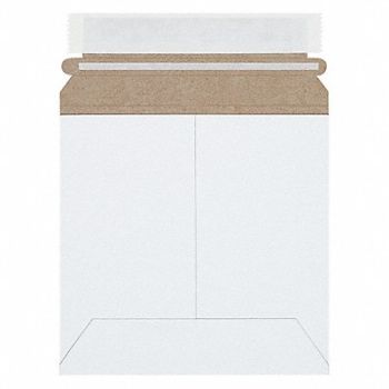 STAYFLATS Mailer Envelopes Chipboard White PK50, 56JJ75