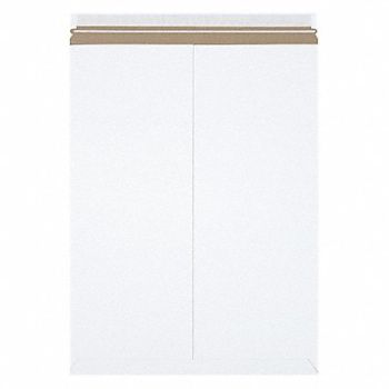 STAYFLATS Mailer Envelopes Chipboard White PK50, 56JJ73