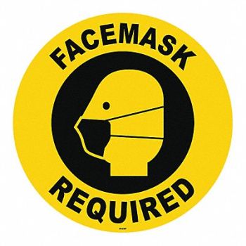 GRAINGER APPROVED Floor Sign PK2, 56JR61