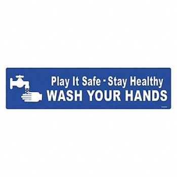 GRAINGER APPROVED Floor Sign, 56JR73