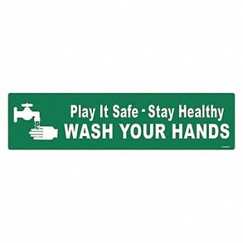 GRAINGER APPROVED Floor Sign, 56JR74