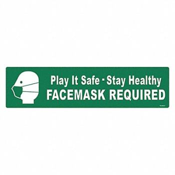 GRAINGER APPROVED Floor Sign, 56JR76