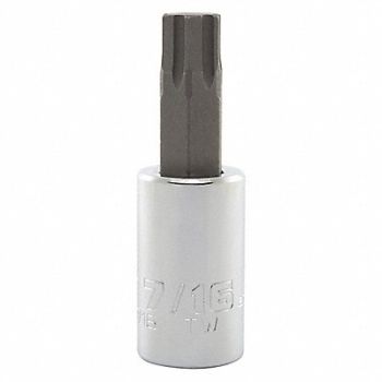 PROTO Socket Bit Steel 1/2 in TpSz 7/16 in, 56JT38