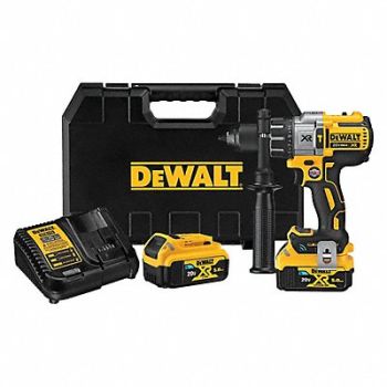 DEWALT Cordless Hammer Drill Kit 20.0V 7-1/2 L, 56JT46