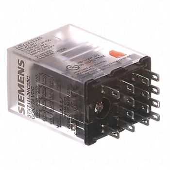 SIEMENS Plug-In Relay 24V DC 6 A 14 Pins, 56JX28