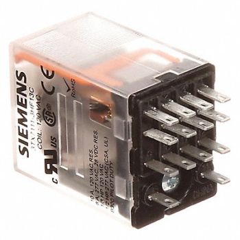 SIEMENS Plug-In Relay 120V AC 6 A 14 Pins, 56JX29