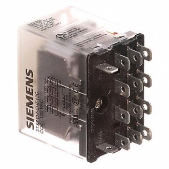 SIEMENS Plug-In Relay 120V AC 15 A 14 Pins, 56JX52