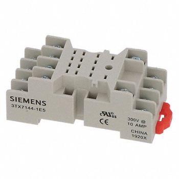 SIEMENS Relay Socket Flat Pin Width 0.1 in, 56JX80