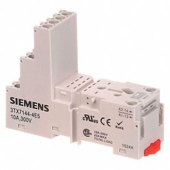 SIEMENS Relay Socket Screw Clamp White, 56JX91