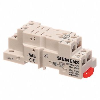 SIEMENS Relay Socket Screw Clamp White, 56JX92