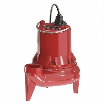 LIBERTY PUMPS Submersible Sewage Pump HP 1/2 60 Hz, 56KD62