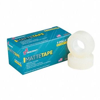 ABILITY ONE Office Tape 83 ft 3/4 in 2.1 mil PK6, 56KE29