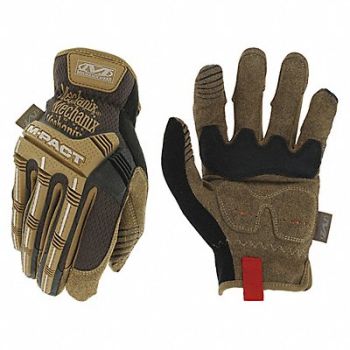 MECHANIX WEAR Mechanics Gloves Brown 12 PR, 56KH46