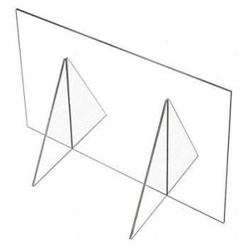 USA SEALING Self-Supported Clear Plastic Divider PK8, 60EC68