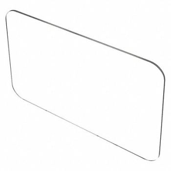 USA SEALING Clear Plastic Dividers PK8, 60EC88