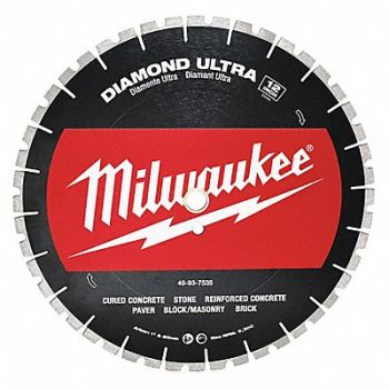 MILWAUKEE Diamond Segmented Blade, 56KY74