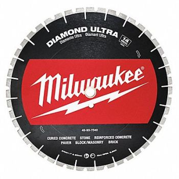 MILWAUKEE Diamond Segmented Blade, 56KY75