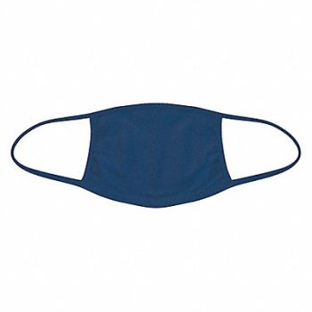 INTERNATIONAL ENVIROGUARD Face Mask Navy Cotton Resuable PK10, 56LG22