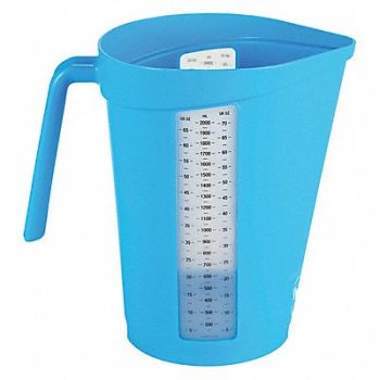 VIKAN Measuring Cup 2 qt. Polypropylene Blue, 56LR17