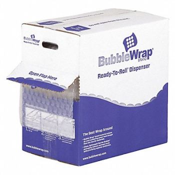 GRAINGER APPROVED Bubble Roll Dispenser Pack 75 ft L, 56LT99