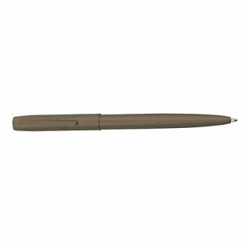 RITE IN THE RAIN All-Weather Pen 0.9mm Tip Brass, 56LU59
