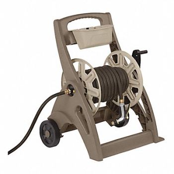 SUNCAST Garden Hose Reel Free Standing Resin, 56LV30