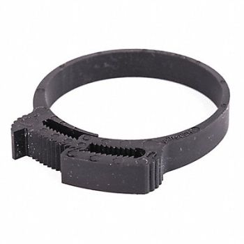GRAINGER APPROVED Hose Clamp Black 0.358 W PK25, 56LW44