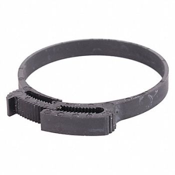 GRAINGER APPROVED Snap-Hose Clamp Black 2.77 Max ID PK10, 56LW50